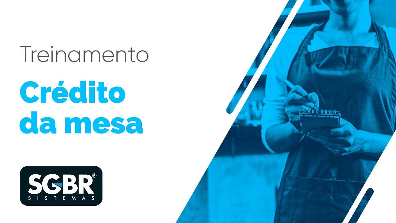  Crédito da Mesa Comandas